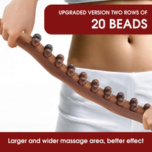 20 Beads Back Massager Beech Wood